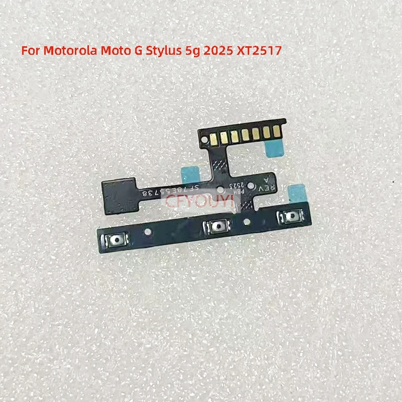 

1-10PCS Power Button Flex Cable On Off Power Key Switch Button Flex Ribbon Replacement For Motorola Moto G Stylus 5g 2025 XT2517