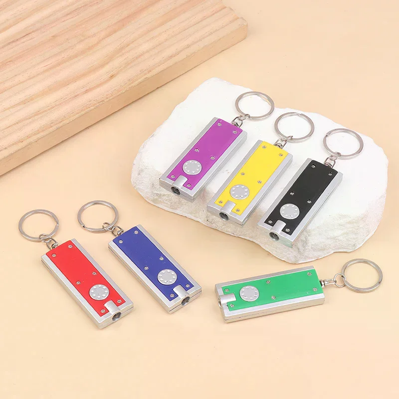 Keychain Flashlight Mini Flashlight Pocket Keychain Light USB Rechargeable Emegency Light Camping Light Accessories
