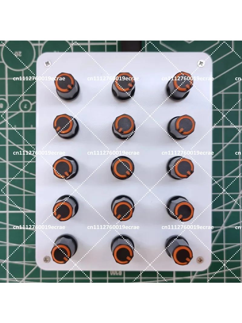 Controlador MIDI CC de 15 Botones con Control de Volumen Personalizado para Cubase, Logic, FL Studio, Studio One