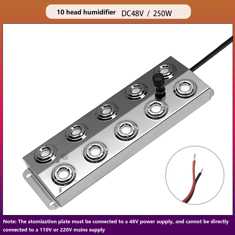 DC48V 4/6/8/12 Head Humidifier Ultrasonic Atomizer 2000 / 3000 / 4500 / 6000ML/H Mist Maker Nebulizer Fogger Atomizing Board