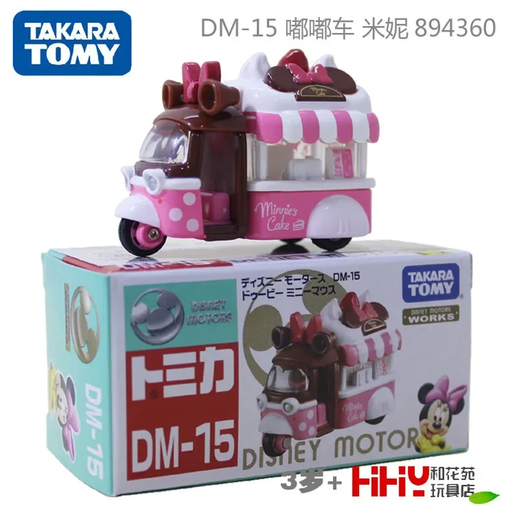 TAKARA TOMY Alloy car model DM series Toy Story Mickey Minnie Houdi Donald Duck toy car for children over 3 years old