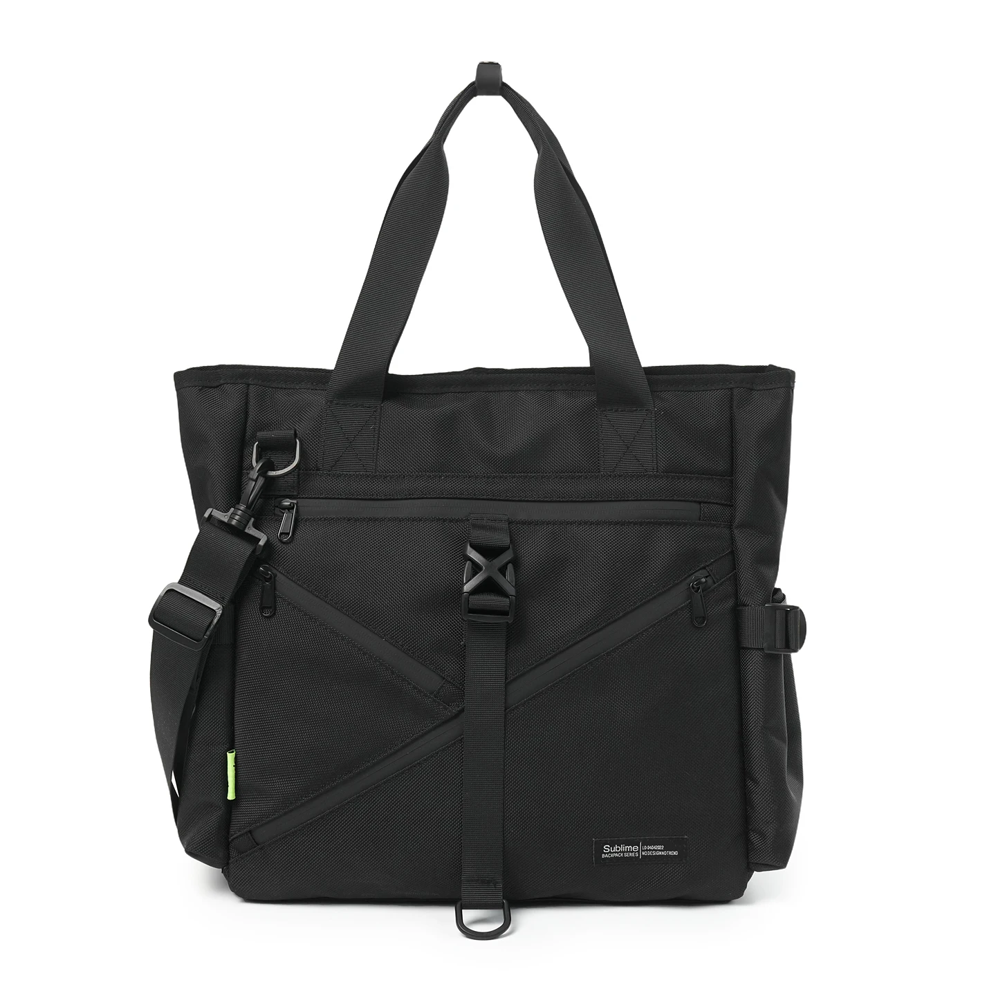 Street Sle Large Capaci Crossbody Bag Single oulder Handheld Student Tutoring Bag for High School Boys And Girls black