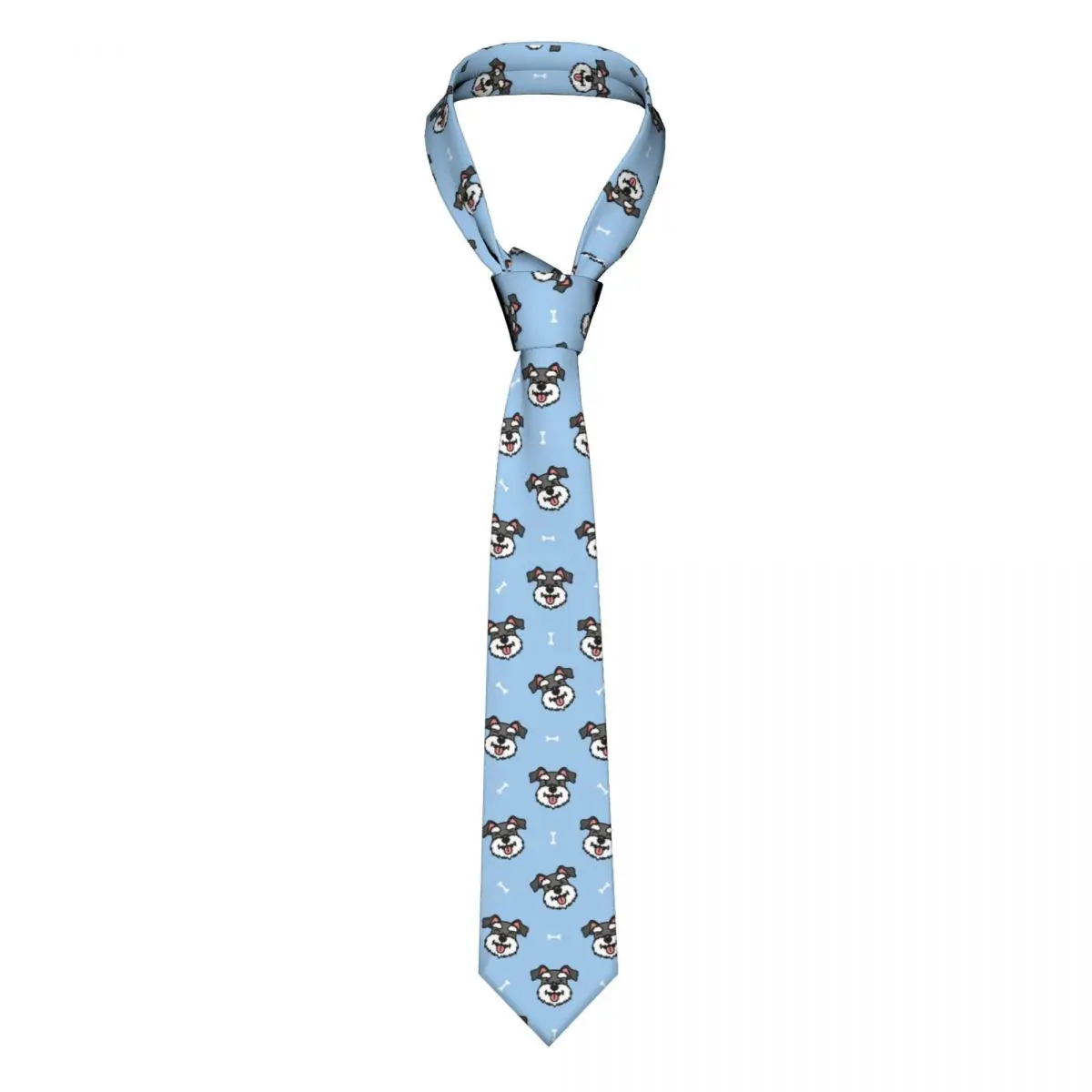 น่ารักสุนัข Schnauzer Unisex Neckties โพลีเอสเตอร์8ซม.ของขวัญสัตว์สุนัข Lover คอเนคไทผู้ชายชุดอุปกรณ์เสริม Cravat ธุรกิจ