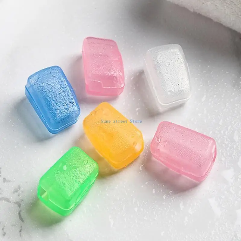 

23GF 5pcs Портативная зубная щетка для крышки для головки для чехла для проездных походов на зубную щетку для корпуса для