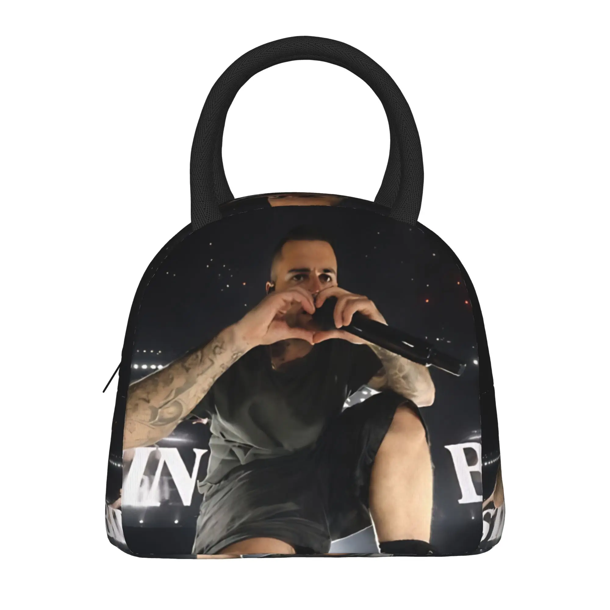 Justines Coachellas 2026 Concert Bieberes Merch Insulated Lunch Bag For Work Food Storage Bag Portable Cooler Thermal Bento Box