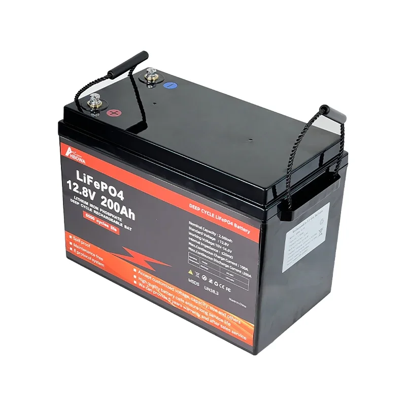 Lithium batteries 12V 200ah lifepo4 solar battery 12.8V solar energy storage battery