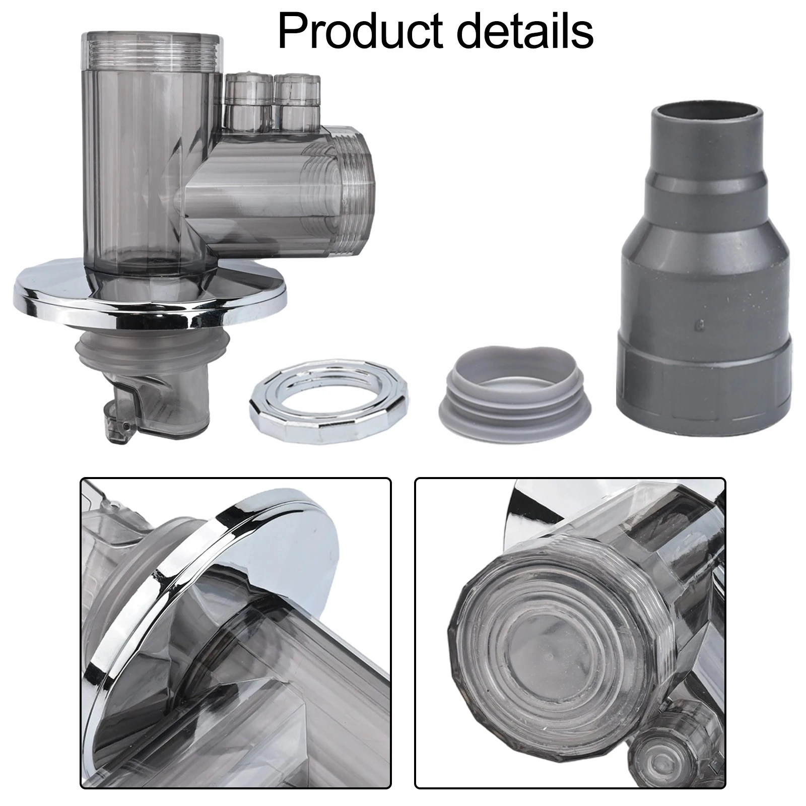

Дренажные решения 50 Монтажный комплект для кухонного сливного соединителя диаметром 75 мм для домашнего и кухонного использования Долговечная работа