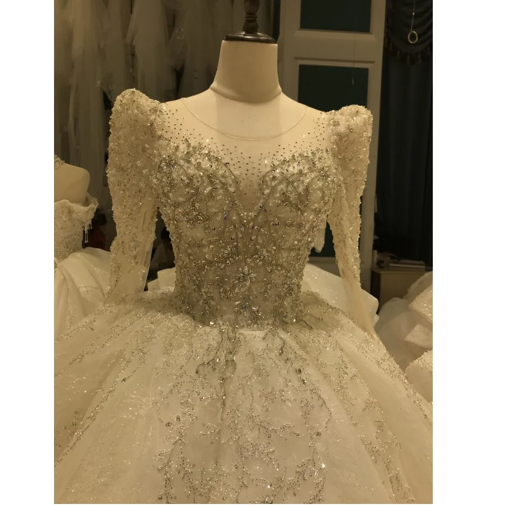 

kisswhite customized Green Collection classic Luxury Wedding Dress glitters Crystals Ball Gown Bridal dresses