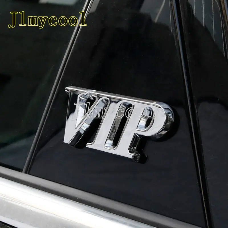 3D VIP JDM Style Car Trunk Zinc Alloy Badge Emblem Universal Design Styling Badge Car Rear Body Tailgate Car Accessories