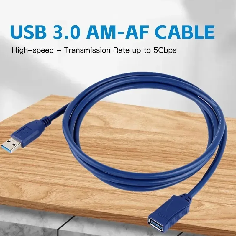 Super Speed Data Transfer Charging For Transmission Hard Disk Connection USB 3.0 Extension Cable Male To Female M/F Cord Adapter