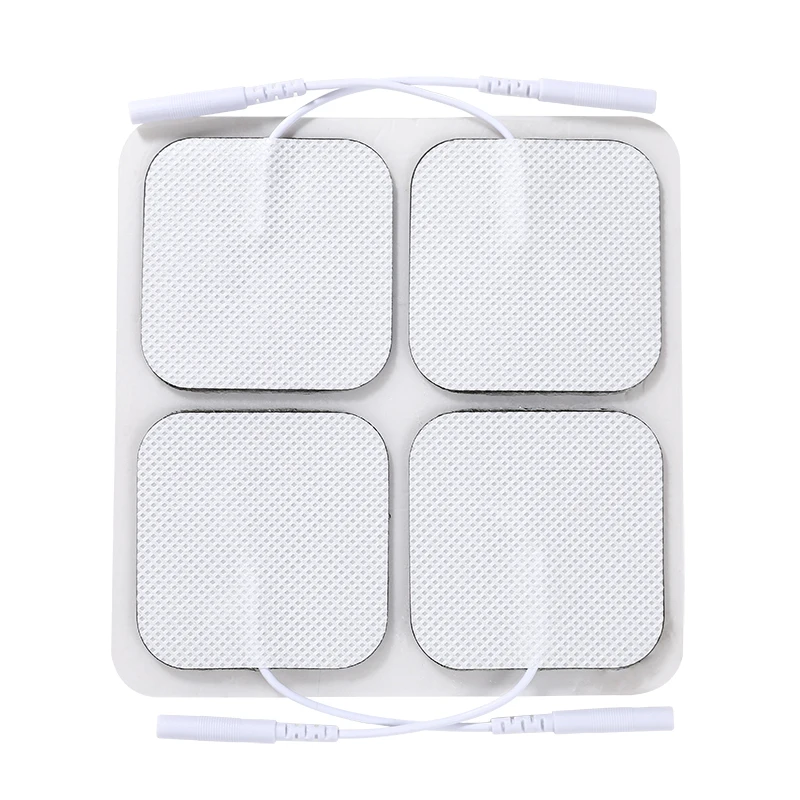 

5*5cm Non-woven Fabric Self-Adhesive Electrodes Pads for Electric Massager TENS Gel Pad Sticker Replacement Patch Accessory