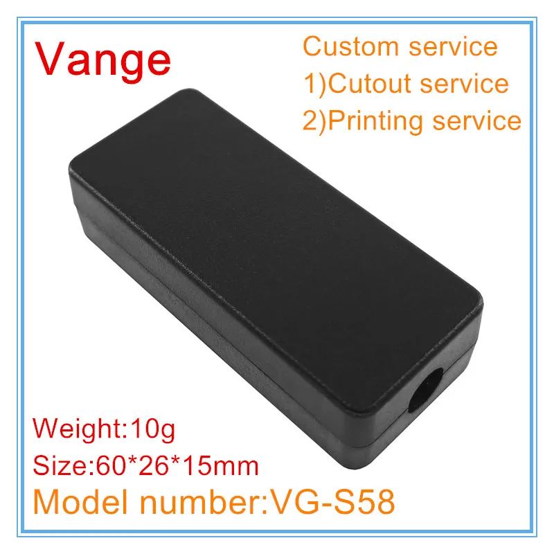 Vange device project box 60*26*15mm ABS plastic enclosure diy case