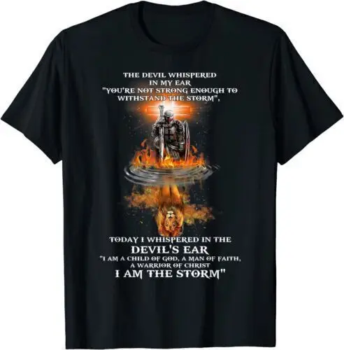 NEW LIMITED The Devil Whispered In My Ear You're Not Strong Enough T-Shirt