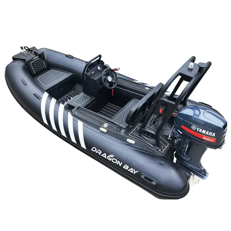 High Speed Aqua Marine RIB Aluminium Hull Hypalon Fishing Boat Rowing Boat With Customized Logo