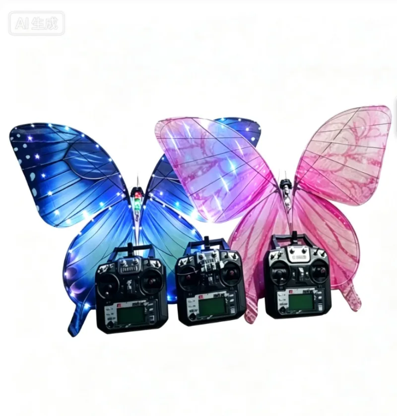 Bionic Flapping Winged RC Butterfly Aircraft, for Weddings, Commercial Shows, Music Festivals & Science Popularization