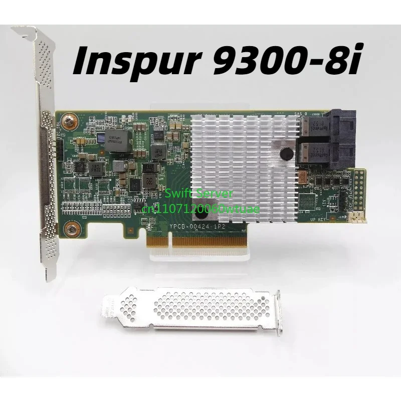 Inspur LSI 9300-8i SAS HBA Card - IT Mode NAS Unraid ZFS TrueNAS Proxmox JBOD - NO BIOS