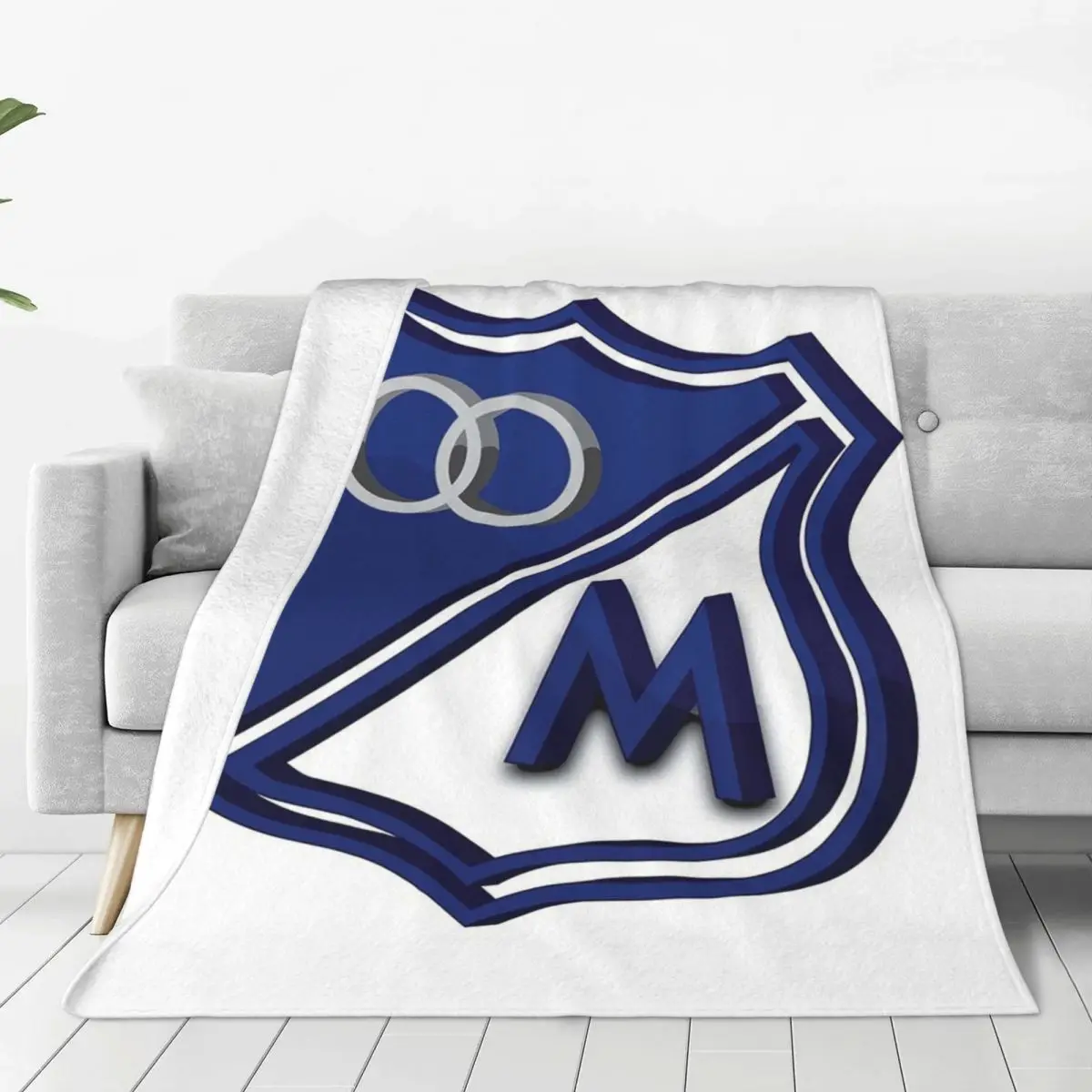 

Одеяло Millonarios, фланелевое супермягкое одеяло для дивана, одеяла для дома, спальни, офиса, покрывало, одеяло