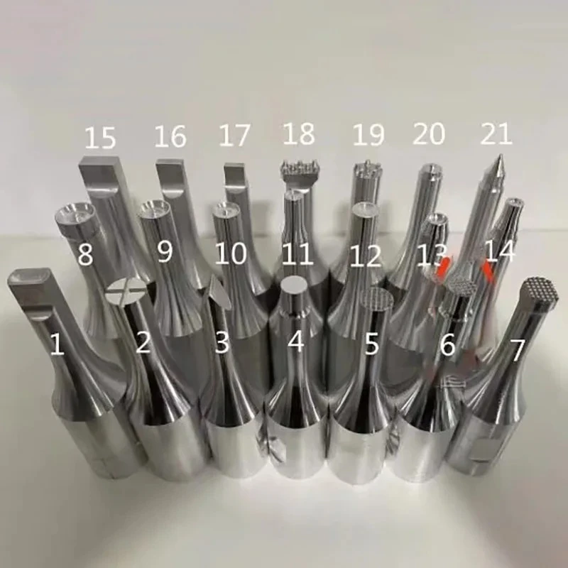 1pcs ultrasonic plastic spot welding machine nozzle accessories 28KHz customizable size welding head 8*1 screw