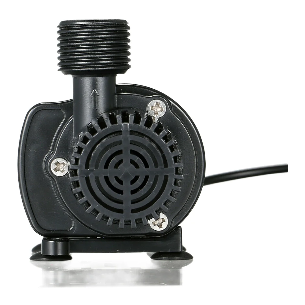 Brushless 12V Solar Fountain Pump for Outdoor Water Features and Small Pond Systems with 800L/H Flow and Memory Function