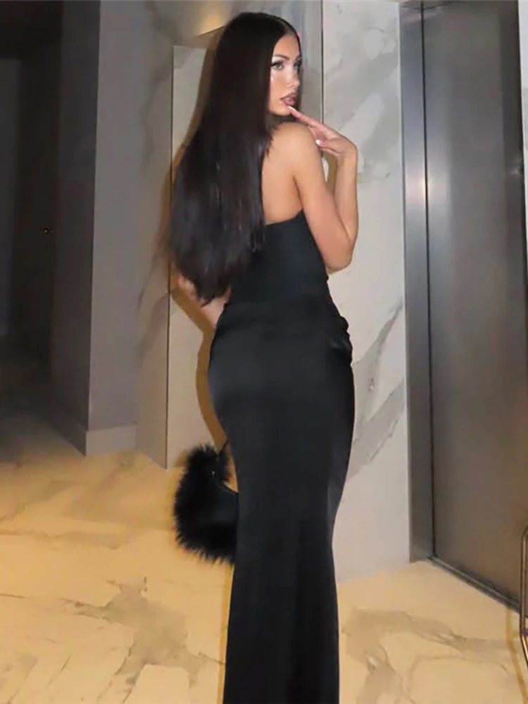 Sisterlinda sexy off-shoulder jurk vrouw strapless bandage borst wrap backless middernacht banket feest elegante skinny vestidos