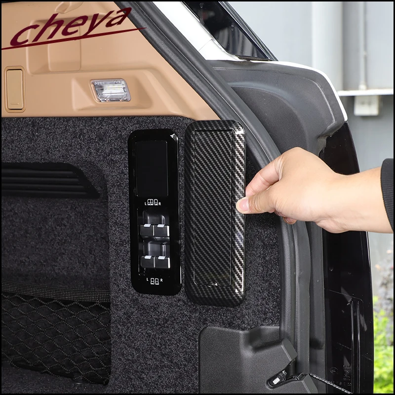 لاند روفر رينج روفر سبورت/فوغ L460 L461 2023 + ABS ألياف الكربون مقعد صندوق السيارة زر قابل للطي غطاء مضاد للخطأ