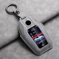 Leather Car Smart Key Case Cover for Bmw X3 G01 G31 X5 G05 X4 G02 G30 G32 I8 X7 M5X F20 Car Key Case Cover Shell Fob for BMW