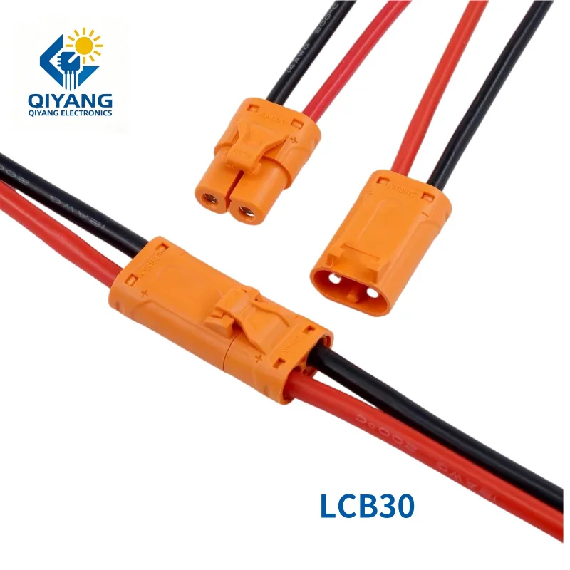 LCB30 12/14AWG High Current 35A XT60 Connector Line for Electric Lithium Battery Purple Copper Plug-LCB30-M/F
