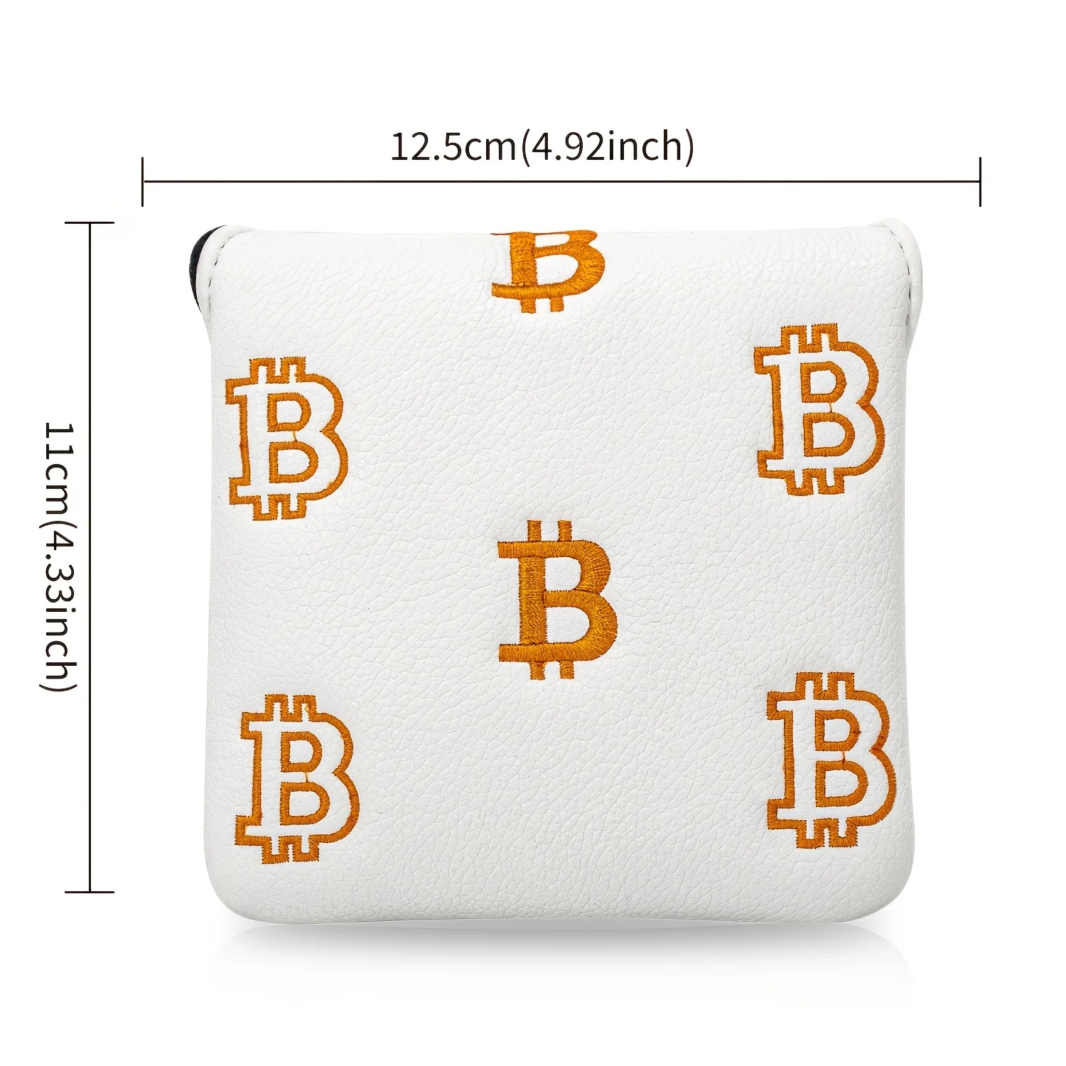 1pc Letter B Style Design Style Club Head Cover, Golf Putter Club Cover, Golf Mallet Putter Cover - PU with Advanced Embroidery image 6