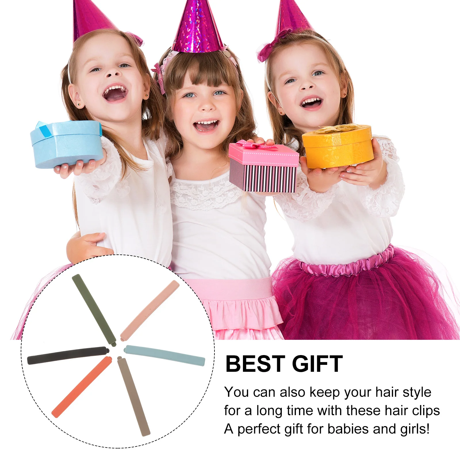 

18pcs Hair Clip Bobby Pin Colorful Hairpin Barrettes Clips Strong Durable Metal Safe Easy to Carry Long Lasting for Girls