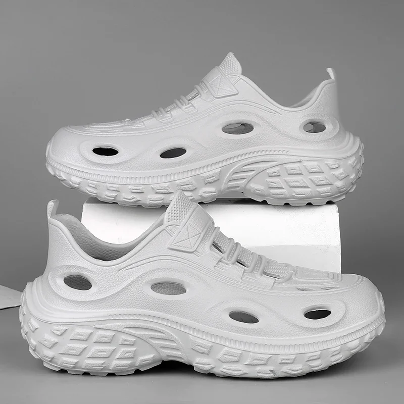 

Men's Outdoor Sandals Sport Slippers Beach Slides Breathable Non-slip Clogs Men Casual Garden Shoes Hiking Male Outdoor Slippers