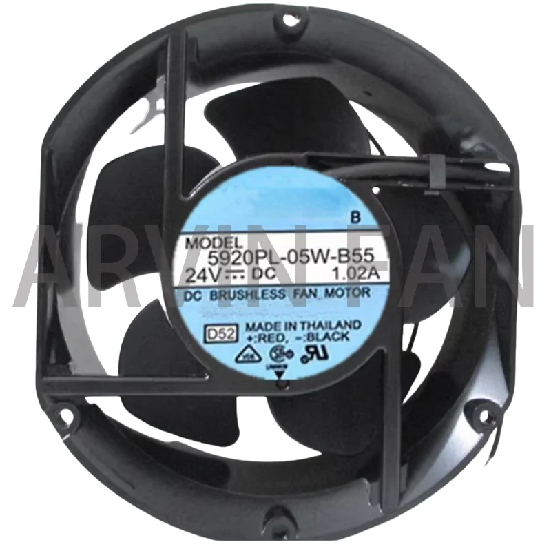 5920PL-05W-B55 Ventola di raffreddamento 24 V 1,02 A