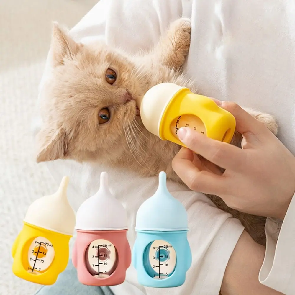 Small Pet Feeding Bottle Puppy Kitten Feeding Bottle Cat Dog Feeder Cat Baby Nursing Water Milk Feeder Drinking Bottle