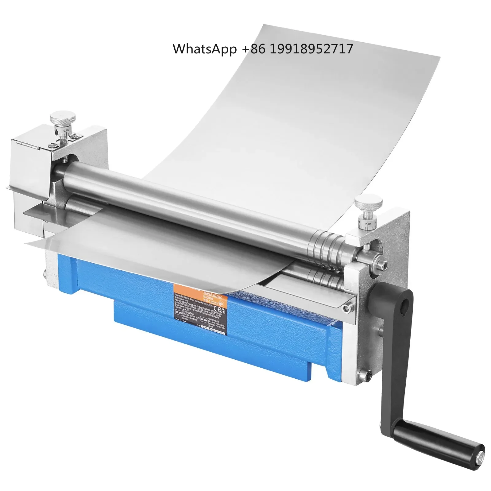 Slip Roll Machine, 320mm/300mm Forming Width in 20 Gauge Capacity, Sheet Metal Slip Roller Rolling Bending Machine