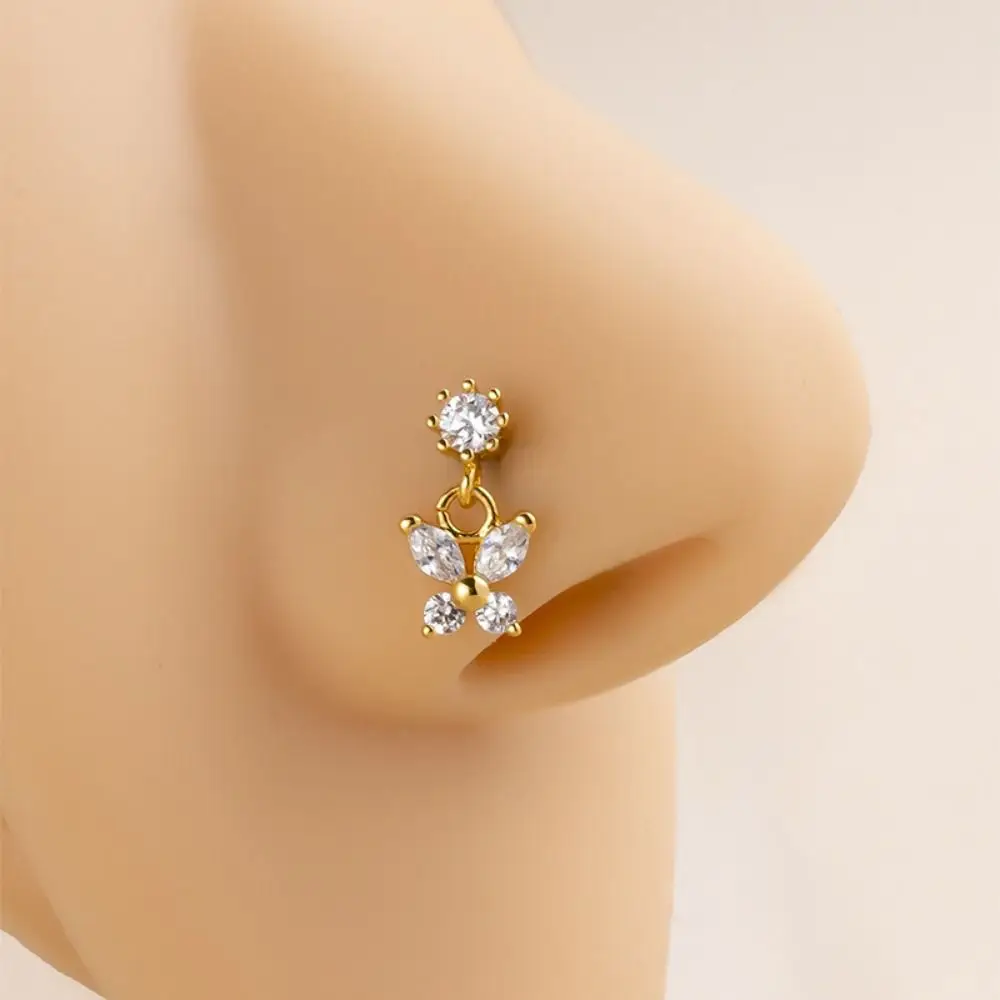 Stainless Steel Piercing Nose - Body Jewelry Goth ulasan dan harga