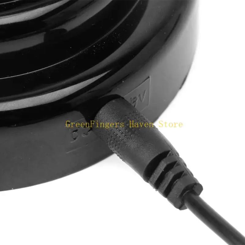 F68D Bola plasma kaca baru Hot USB Sphere Untuk Lamp Light Party Black