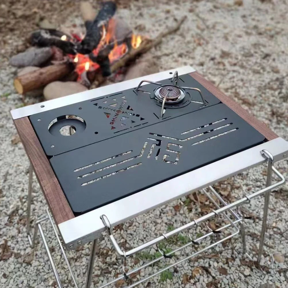 Camping IGT Table Board Multifunctional Spider Stove Table Plate Camping Stove Table Plate for SOTO Spider Stove Accessories