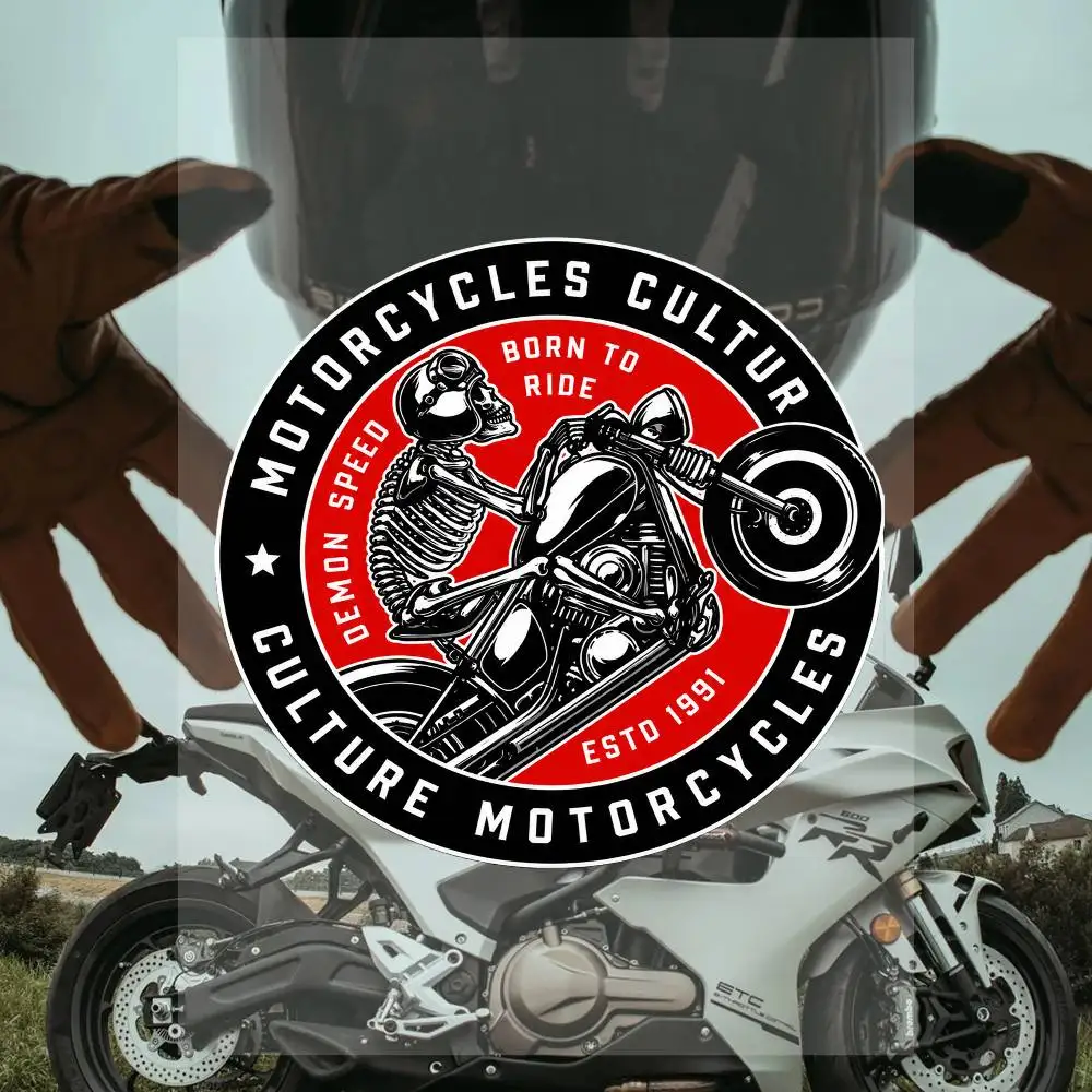 M-oto Racing Motorcycle Stickers Set Waterproof Vinyl Decals For Helmet Motorcycle Car Laptop Skateboard Luggage