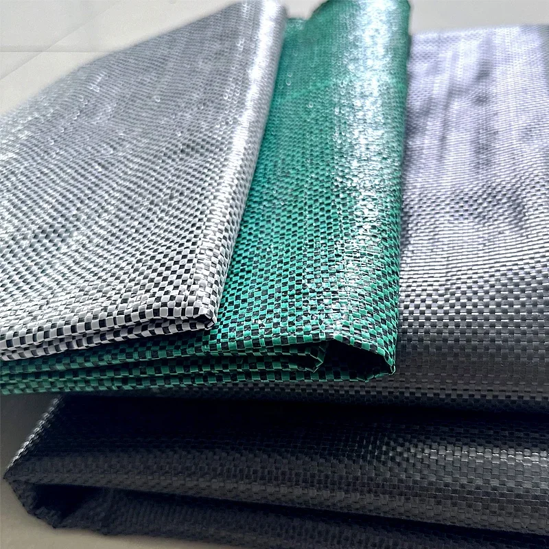 

【Best-selling】PP PE Woven Geotextile Polyethylene Woven Fabric Anti-Grass Mat Weed Control Mat Outdoor Ground protection Cover