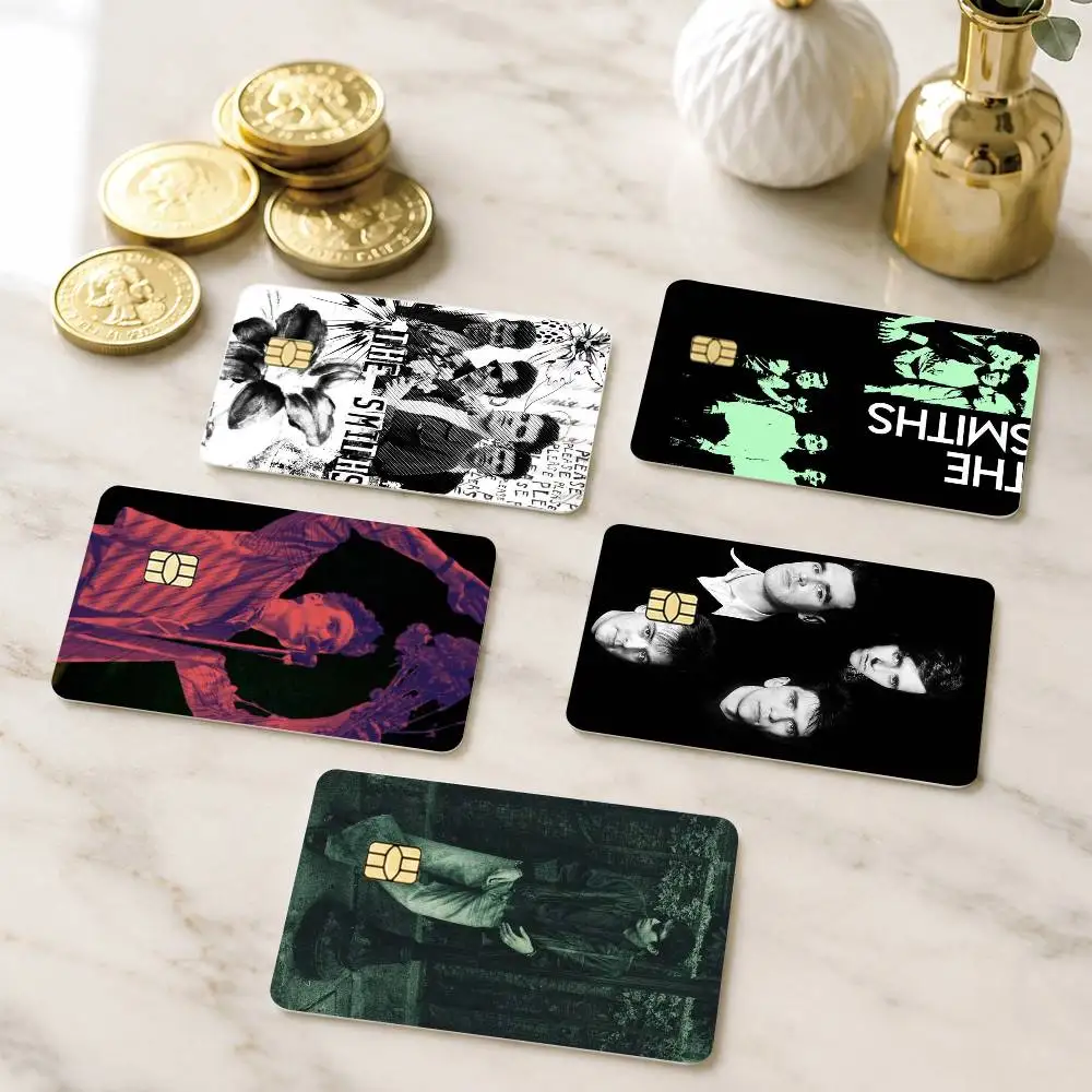 

T-The S-Smiths Band Credit Card HD Stickers Game Card Decal Small Chip Waterproof Sticker Gift