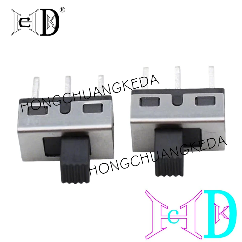 SS12D10 SS12D06 Toggle Switch Straight / Right Angle 3 Pin 1P2T Handle High Slide Toggle Switches