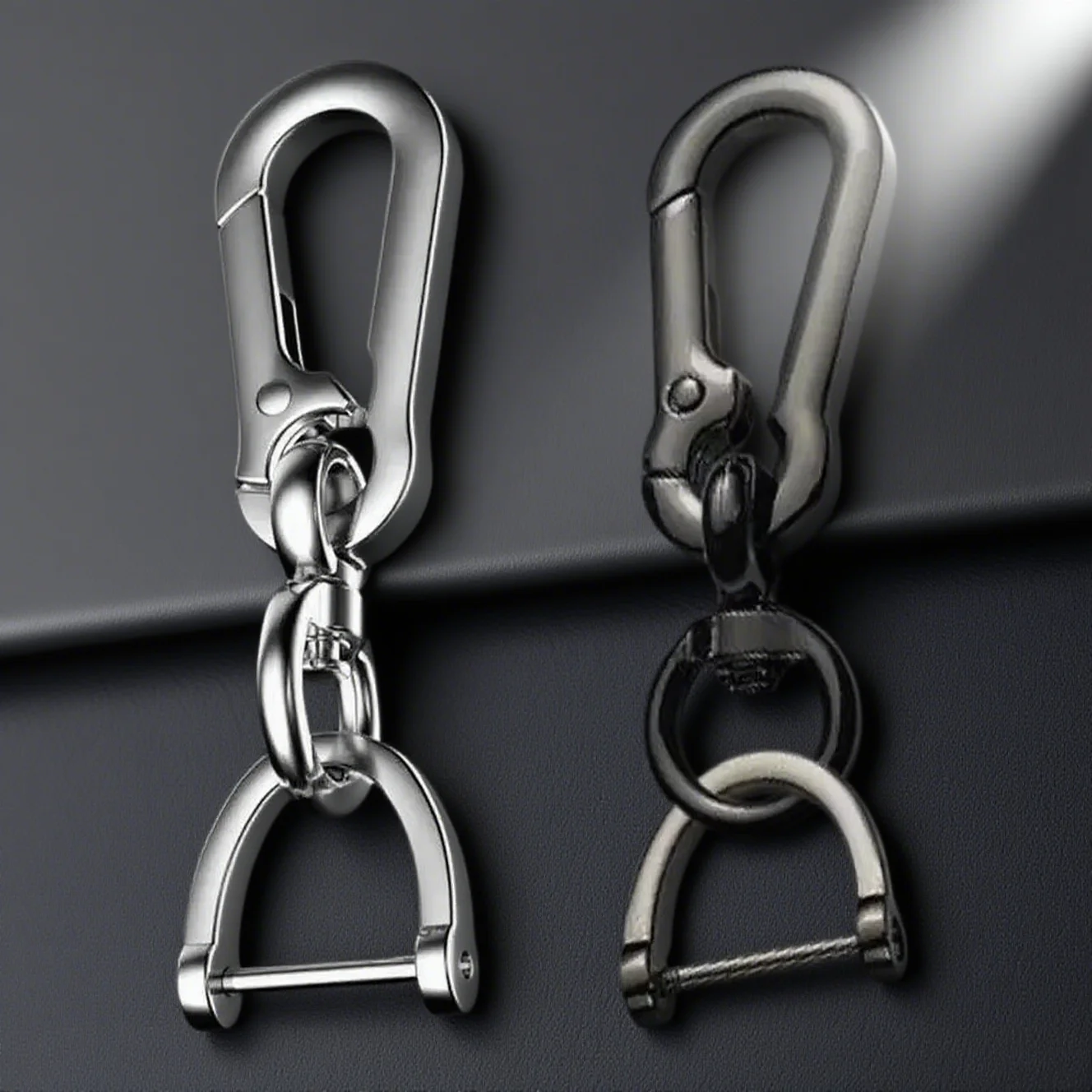 Carabiner for Car Keys Metal Car Keyring Keychain Holder for Mercedes Benz BMW Audi Honda Toyota Ford Jeep Volkswagen