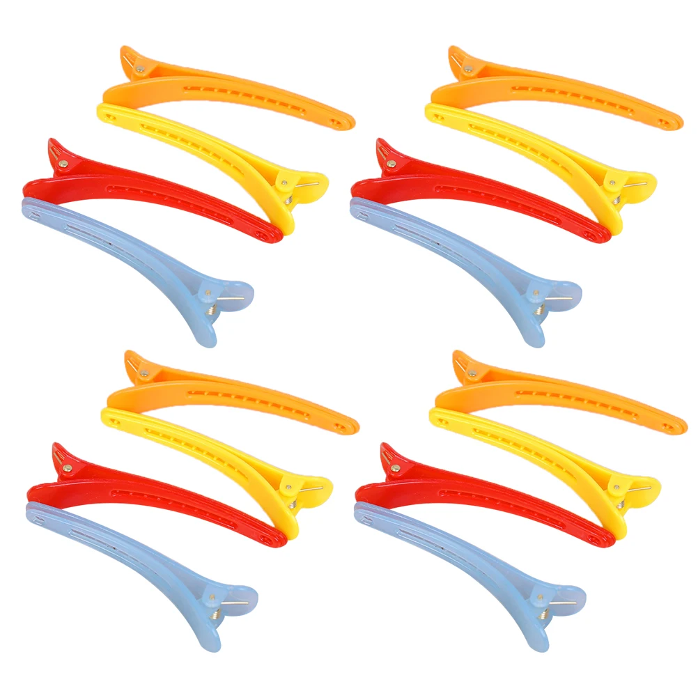 50 قطعة مقاطع الشعر منقار البط متعدد الألوان البلاستيك الأسنان المشابك صالون تصفيف قبضة لتصفيف الشعر Diy بها بنفسك أدوات العناية بالشعر اليوغا #1