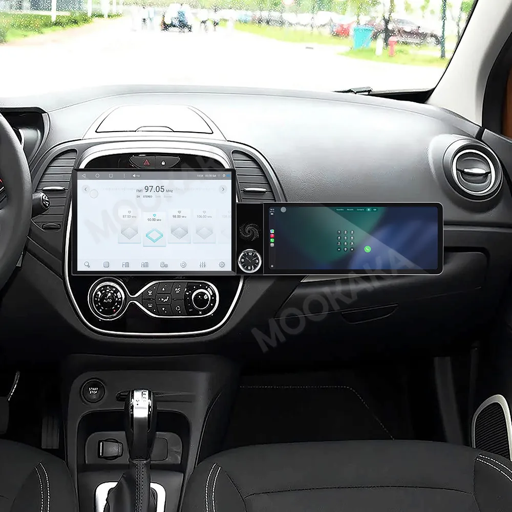 13.1+12.3 Inch Screen Car Radio For Renault Captur 2016-2018 Android GPS Navigation Multimedia Video Stereo Receiver Head Unit