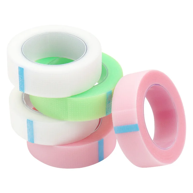 Cinta de microporos para pestañas, suministros de extensión de pestañas, herramientas de maquillaje, accesorios de maquillaje, cinta de levantamiento de pestañas, venta al por mayor, 5 piezas