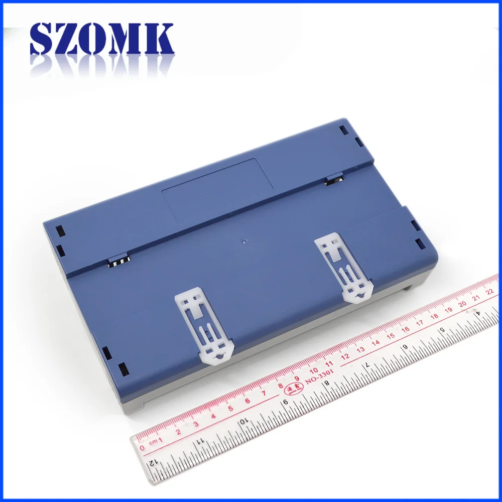 OEM Small Relay Electronic Module Terminal Cover ABS Boxes Control PLC Industrial Mounting PCB Plastic Din Rail Enclosure