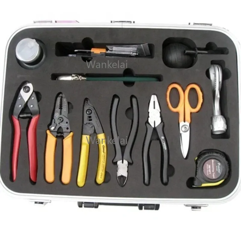 2025 FK 2600 optical cable construction set tool set fiber optical toolkit fiber tool kit fiber optic tool