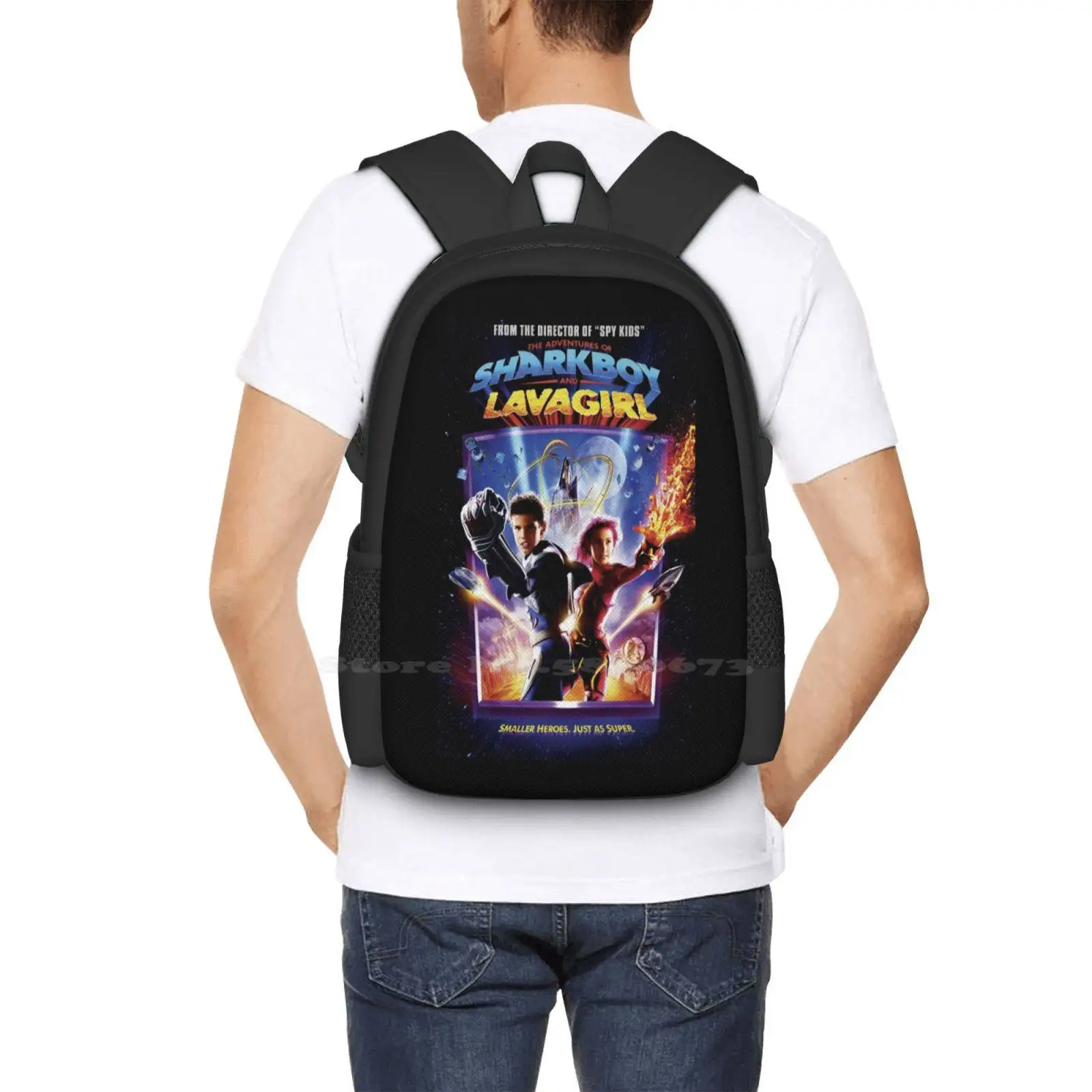 The Adventures Of Sharkboy And Lavagirl Bag Backpack For Men Women Girls Teenage