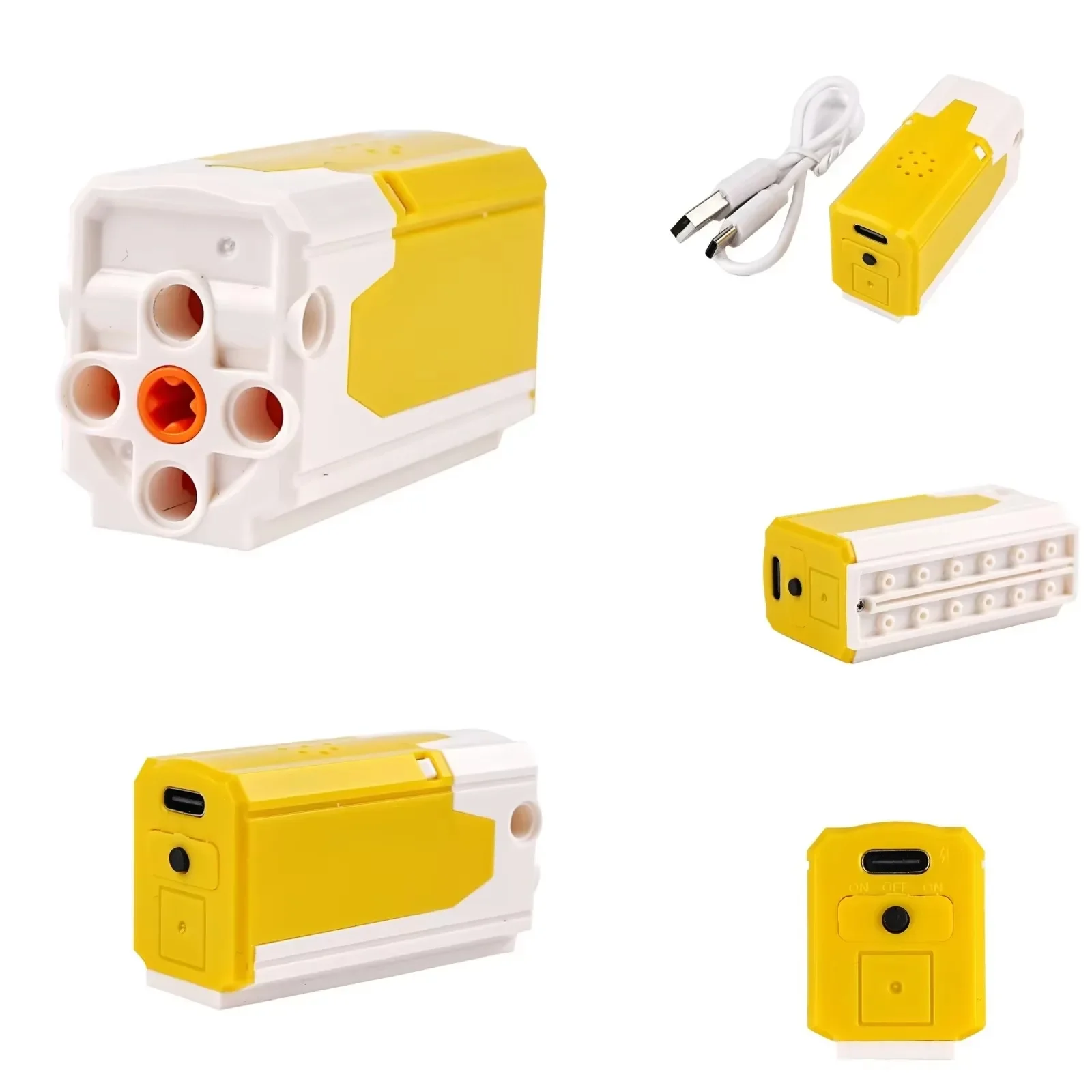 Moc recarregável m l motor app controle bateria de lítio dente azul compatível com legoeds 8883 peça de montagem pf de alta tecnologia 9686