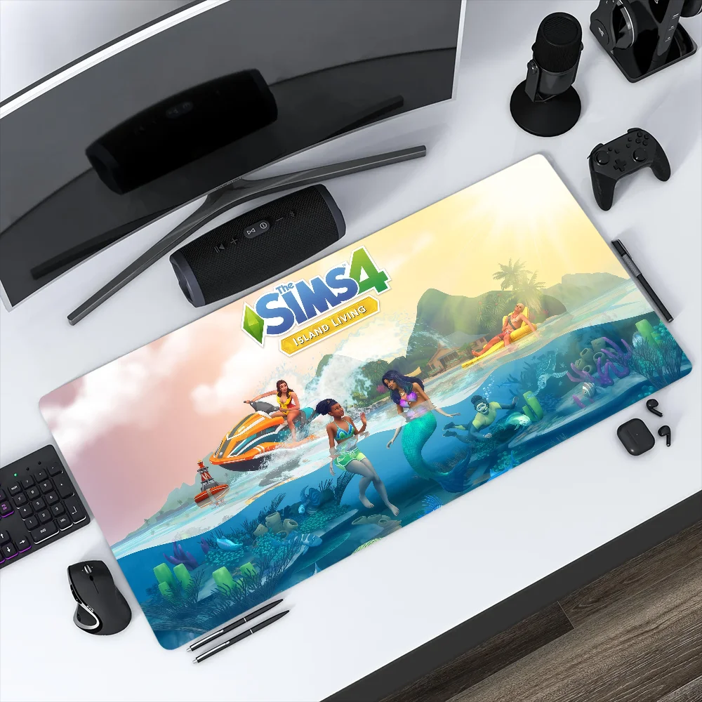 Mouse 4 Pad Non-slip Lockedge Office Student Life Gaming Thickened Large Game X Sims Simulation Writing Cushion The MousePad