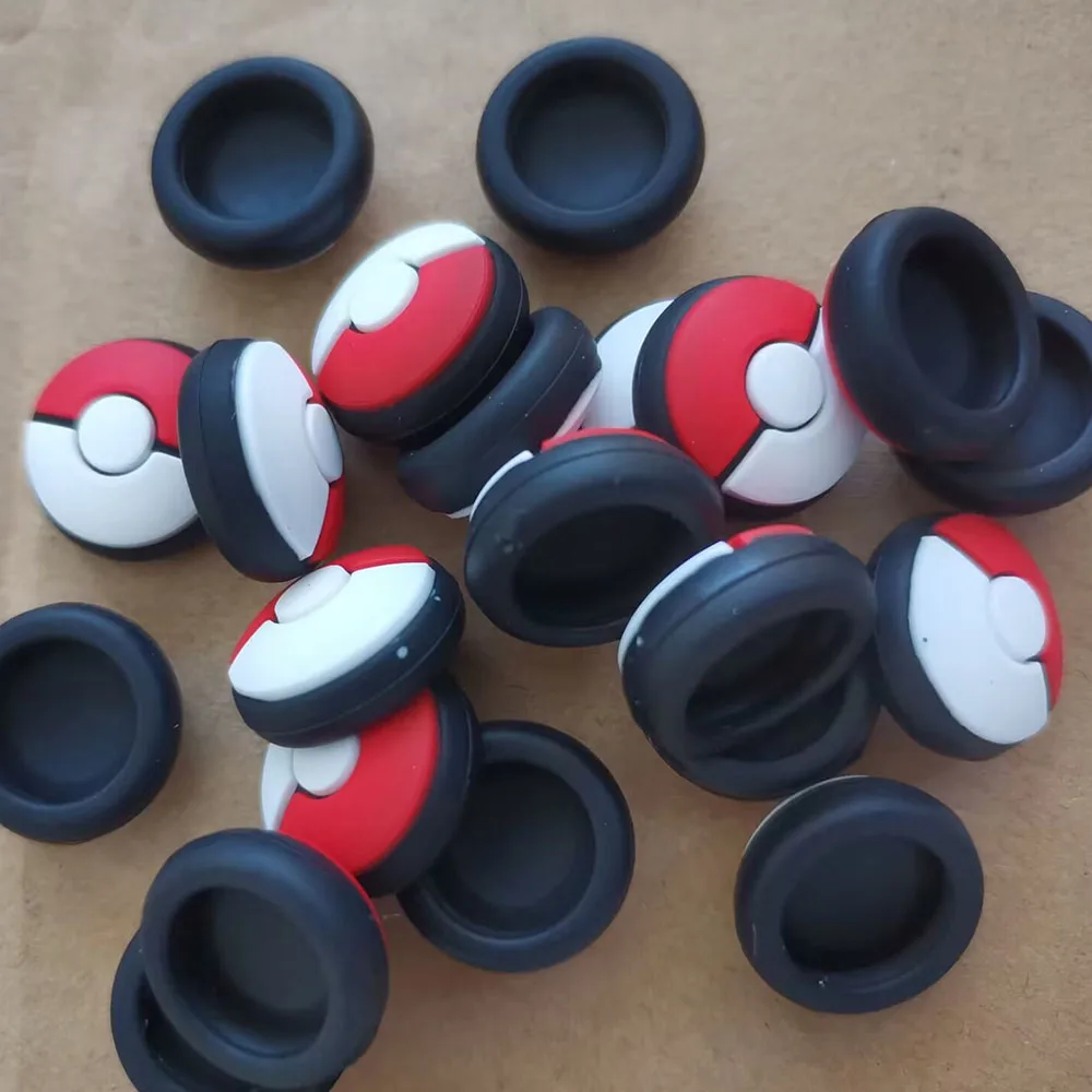 Silicone Rubber Thumb Grip Caps, Joystick Caps para NS Switch, Lite, OLED, Joy Con, Controlador, 4Pcs